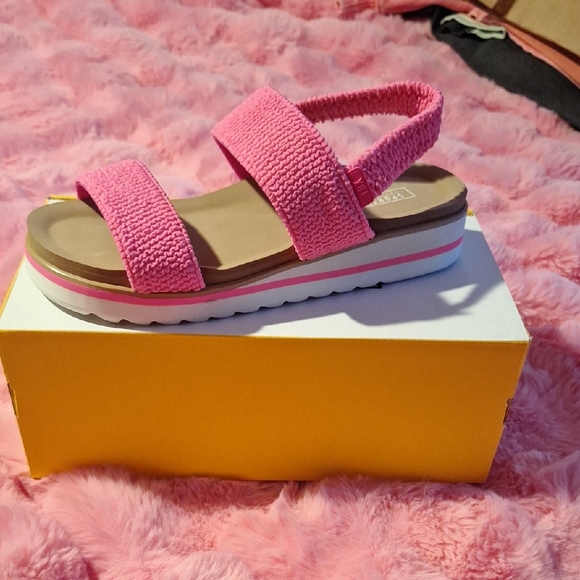 Yellow Box Shoes - Yellow Box Tiffin Pink Platform Sandal